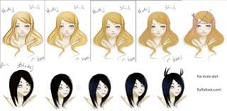 How to get hair platinum blonde. How I Color Black And Blond Hair Digitally By Sandora Desu On Deviantart