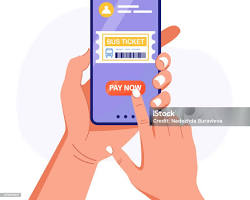 Image of person booking a ticket on a mobile phone