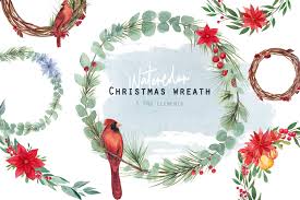 Are you searching for christmas garland png images or vector? Watercolor Christmas Wreath Png Clipart Holiday Clip Art 1034643 Illustrations Design Bundles