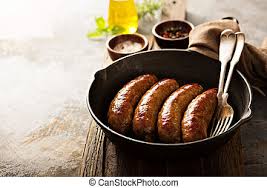 In a medium saucepan over medium heat, melt processed cheese. Homemade Sausage With Herbs And Cheese Homemade Sausage With Italian Herbs And Cheese In A Cast Iron Pan Canstock
