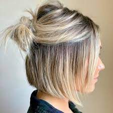 100 Best Bob Hairstyles You Have To Try Short Hair Bun Short Hair Balayage Hair Styles