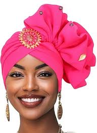 Pre-tied Stretch Chemo Head Covers Woeoe Women's Head Turbans