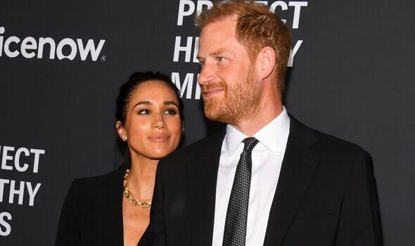 Prince Harry 'isn't loving' Meghan posting pictures of children online |  Royal | News | Express.co.uk