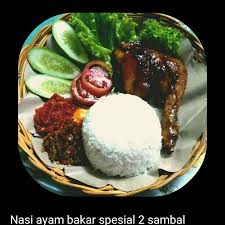 Alas dan tutup guna daun pisang. Ayam Bakar Madu Raisha Photos Facebook