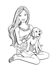This barbie and puppy coloring page is a great activity for kids who love puppy. 11 Top Notch Barbie Dog Coloring Pages Hot Stand 101 Dalmatians Puppy Set Pool Pregnant Oguchionyewu