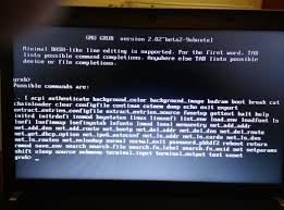 Résultat de recherche d'images pour "bash minimal grub"