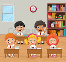 Search for cartoon classroom pictures, lovepik.com offers 303841 all free stock images, which updates 100 free pictures daily to make your work professional and easy. Vector Illustration Of Cartoon School Stock Vector Colourbox