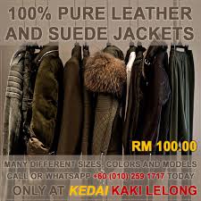 Furniture & furnishings wood furniture malaysia kedai kaki lelong. Winter Clothing Leather Or Suede Jacket Kaki Lelong Everything New And Second Hand
