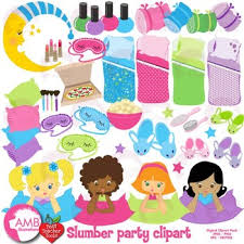 Download thousands of free icons of people in svg, psd, png, eps format or as icon font. Slumber Party Clipart Girls Sleepover Clip Art Best Teacher Tools Amb 338