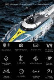 Remote Control Speed Boat Water Yacht With Wifi 720p High Definition Camera Hd Camera Speed Boats Vr Goggles
