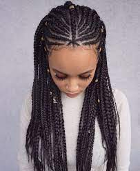 35 Lemonade Braids Styles For Elegant Protective Styling Part 10 Braids With Beads Natural Hair Styles Fulani Braids