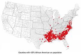 Percentage Of State Population That Is Black 1900 2016 Vivid Maps Map Us Map African