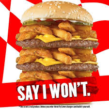 Best Shortcut In Grubbing Just Put The Fries In The Burger Instead Of Eating It Separately Photo From Checker Restaurant Foood Recipes Yummy Fries Food