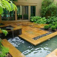 One of the more common trends in backyard redesign projects is the infusion of natural appearing or customized landscape water features that fit naturally into the overall scope of the project. 24 Waterbody Ideas Water Features Water Features In The Garden Landscape Design