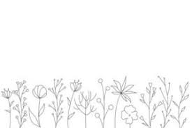 The simple dots drawn connecting the diamonds give it a chain looks with small pearls. Black Silhouettes Of Grass Flowers And Herbs Minimalistic Simple Floral Elements Botanical Natural Graphic Sketch Hand Drawn Flowers Design For Social Media Outline Line Doodle Style 2260899 Vector Art At Vecteezy
