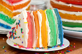 Rainbow Layer Cake for Kids’ Birthdays