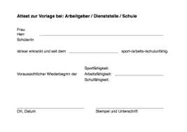 Wenn sie nach dem ärztlichen attest bis 6 stunden täglich arbeiten können, so können sie die arbeitsvertragliche regelung von 30 stunden erfüllen und ihr arbeitgeber kann nicht nachteilig gegen sie entscheiden. Arztliches Attest Zum Downloaden Und Ausdrucken