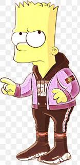 To draw bart simpson, start by drawing his head, which is rectangular with several spikes at the top for his hair. Bart Simpson Supreme Images Bart Simpson Supreme Transparent Png Free Download