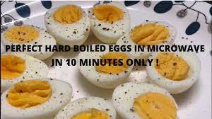 Top the egg with 1/3 cup water and a splash of distilled white vinegar. How To Boil Eggs In Microwave Oven How To Cook Perfect Hard Boiled Eggs In Microwave 10 Minutes Youtube