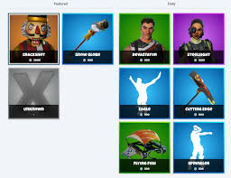 All featured and daily items currently in the shop. Fortnite Item Shop 20th December Crackshot Crackabella Christmas Fortnite Skins Fortnite Insider