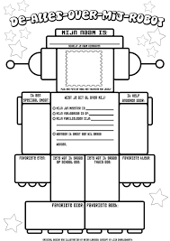 Ka Vriendenboekje Wie Ben Ik Maken Als Afscheidscadeau Of Boekje In De Klas Robot Onderwijs Schoolweek