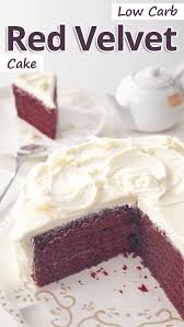 Low Carb Red Velvet Cake Recommended Tips Red Velvet Cake Low Carb Recipes Dessert Velvet Cake