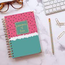 Bujo Dot Grid Notebook Personalised Journal Spiral Dot Grid Notebook Personalized Journal Fun Crafts