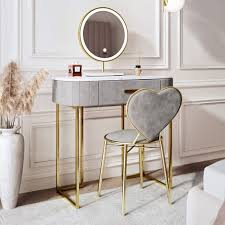 Vanity Table With Hot Mirror And