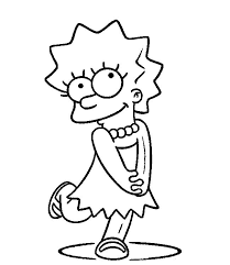These free grandparents day coloring pages are the perfect way to touch a grandparent's heart this. Lisa Simpson Coloring Pages Coloring Home