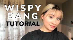 Wispy bangs are a great style trend right now because they aren't overdone or extreme. Cut Perfect Bangs At Home Youtube