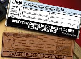 Irs 1040 Tax Chocolate Bar Promos On Time Irs 1040 Tax Day Tax Season