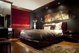Shades of black, gray, and blue are often found in modern men's bedrooms. Cool Modern Classic Artwork For Mens Bedroom Decorating Ideas Masculine Bedroom Design Mens Bedroom Home Decor Bedroom