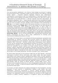 Uniqueness in each research project demands one researcher to find different strategies to alleviate the associated issue and come up with a methods and findings: Doc Summary Of The Research Design Empirical Findings Of My Doctoral Thesis Ade Olaiya M A And H B A Olaiya M A Academia Edu