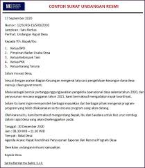 Contoh Surat Undangan Rapat Resmi Ulang Tahun Pernikahan Surat Undangan Pengelolaan Uang