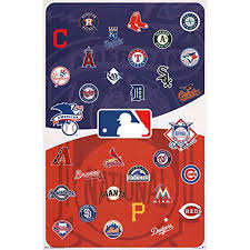 The following is a list of all the 30 teams in alphabetical order, from arizona diamondbacks to washington nationals. Major League Baseball Team Logos 22 X 34 Sports Poster Walmart Com Walmart Com
