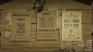 It is only visible to you. Red Dead Redemption Online Cecil C Tucker Bounty Hunt Guide