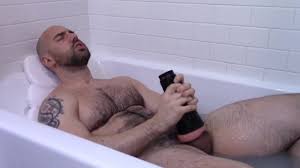 Bathtub fleshlight fuck with multiple back to back cumshots daddy Primaltime