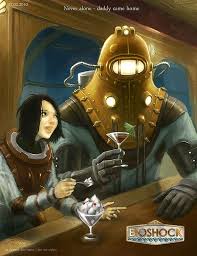 Bioshock 2 Big Daddy Never Alone Bioshock Artwork Bioshock Art Bioshock Game