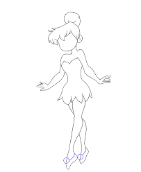 How To Draw Tinkerbell Easy Drawing Guides How to draw cartoons characters for beginners and everyone. how to draw tinkerbell easy drawing