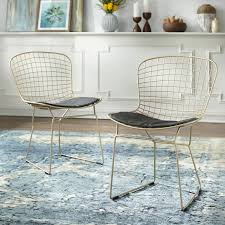 Merrimac Wire Dining Chair In 2020 Wire Dining Chairs Woven Dining Chairs Mismatched Dining Chairs