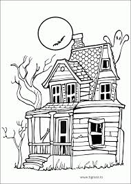 Joacă cu prieteni realizat de y8 account. Plansa De Colorat Cu Casa Bantuita Pentru Halloween Planse De Colorat
