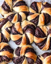 Double Chocolate Hazelnut Rolls Buttermilk By Sam Recipe Chocolate Hazelnut Hazelnut Chocolate Brioche