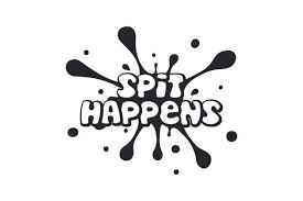 Free download face svg icons for logos, websites and mobile apps, useable in sketch or adobe illustrator. Spit Happens Svg Cut File By Creative Fabrica Crafts Creative Fabrica