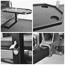 The Ez Hitch Tailgate Table Is A Trailer Hitch Supported Table Etsy Tailgate Table Trailer Hitch Tailgate