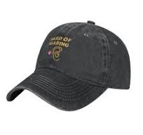 Hat I Am Deaf Hearing Impaired Cowboy hat Men Baseball Cap Women Trucker  Hat Golf Dad Cap Fishing hat Black