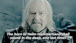 Image result for the horn of helm hammerhand shall sound in the deep