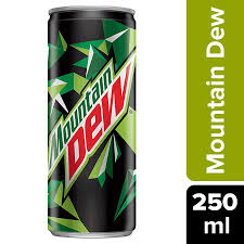 Mountain dew (stylized as mtn dew with the homonymic slogan do the dew) is a carbonated soft drink brand produced and owned by pepsico. Buy Mountain Dew Soft Drink 250 Ml Can Online At Best Price Bigbasket