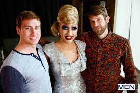 Colby Keller, Connor Maguire & Bianca Del Rio - Gay Porn - Men