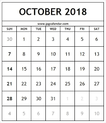 October 2018 Calendar Portrait Printable 2019 Calendar 2018 Printable Calendar July Calendar