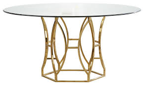 Rounding out the design, the architectural pedestal base includes four angular legs that give this piece a touch of industrial style. In Stock Luna 60 Round Dining Table Contemporary Dining Tables By Furniture Import Export Inc Houzz